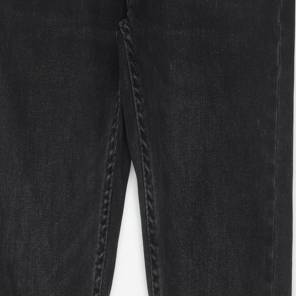 Mens UK Size 30 in Topman Regular Fit Skinny Black Jeans