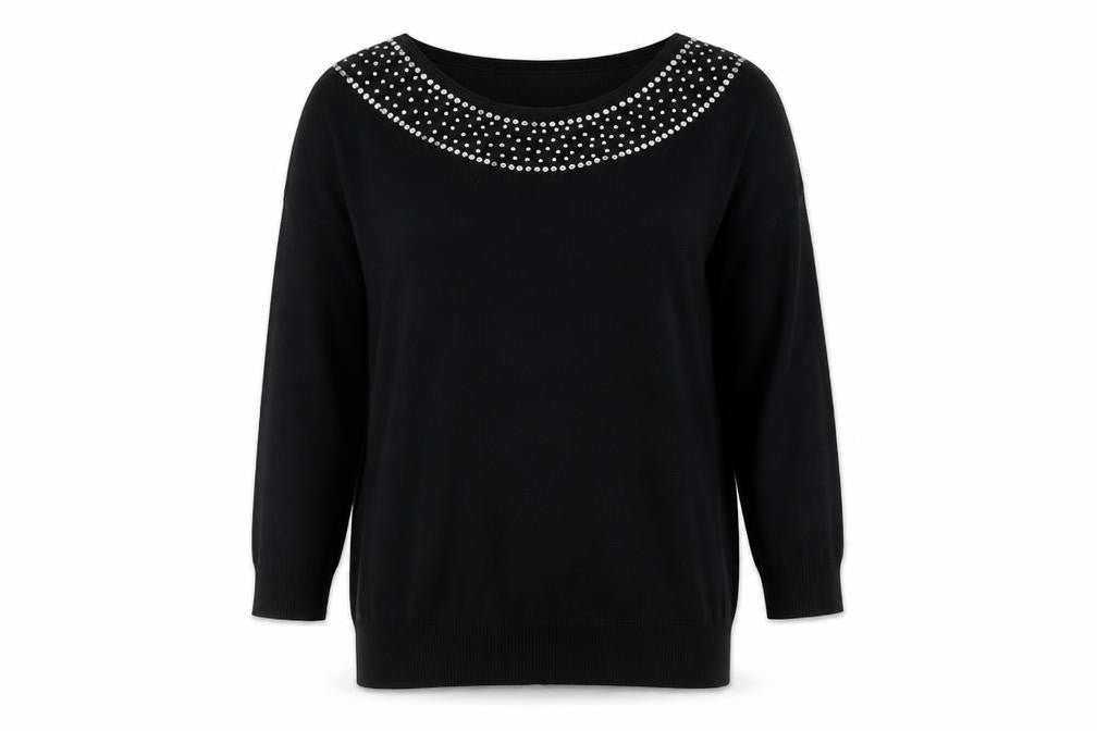 Womens UK Size S Wallis Black Pullover Jumper