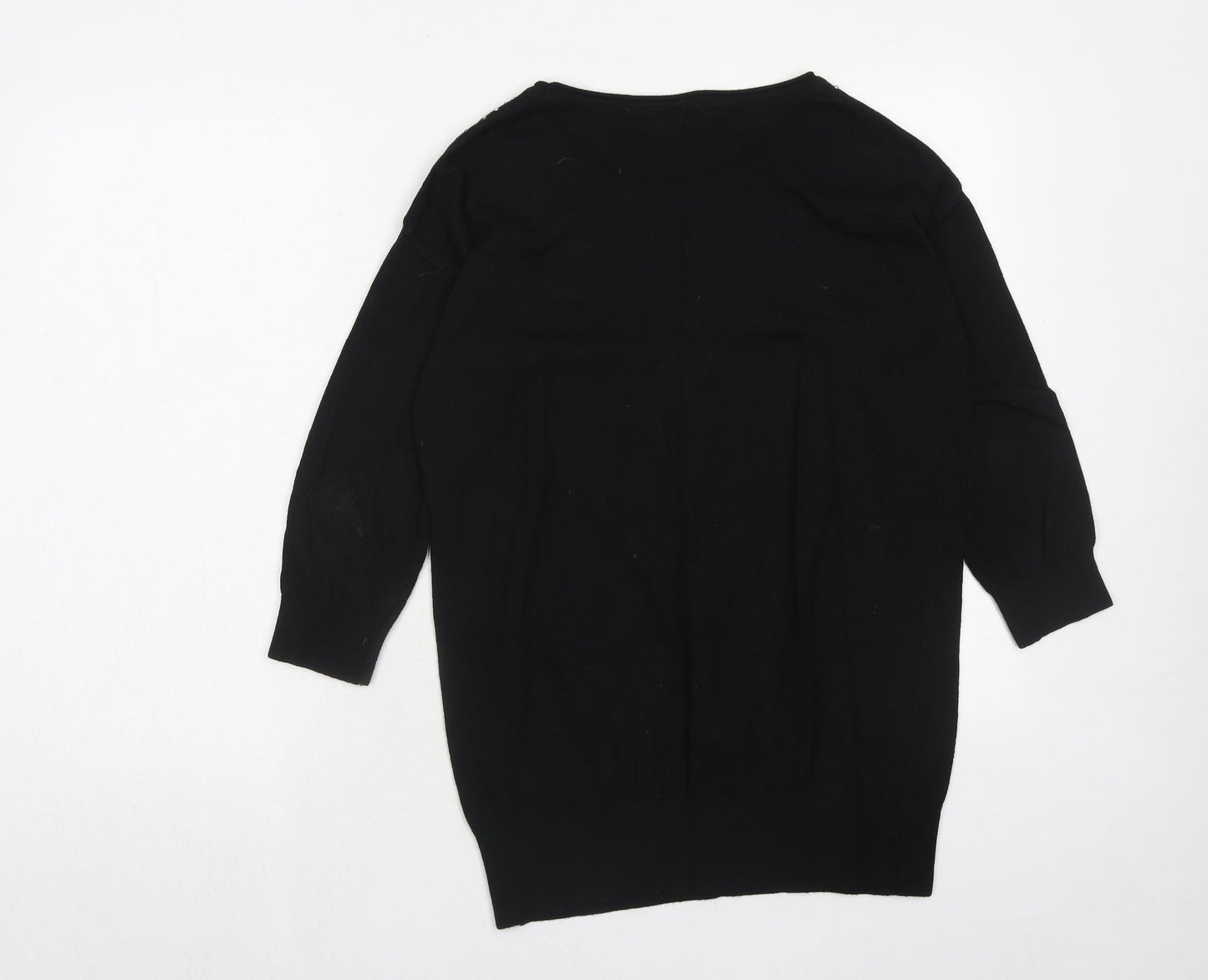 Womens UK Size S Wallis Black Pullover Jumper