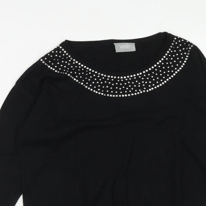 Womens UK Size S Wallis Black Pullover Jumper