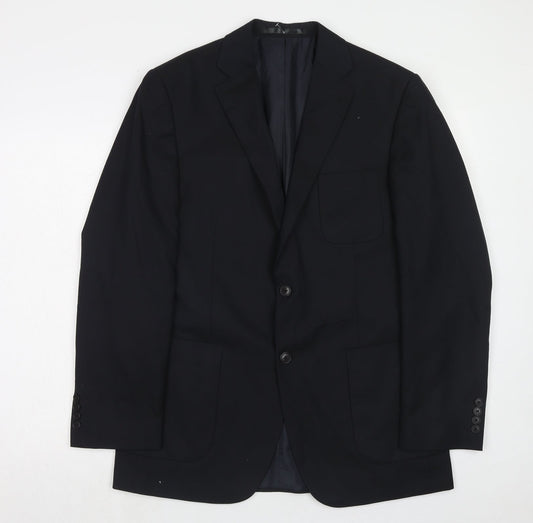 Mens UK Size 40 Marks and Spencer Regular Black Suit Jacket