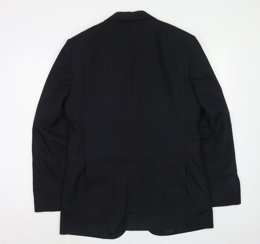 Mens UK Size 40 Marks and Spencer Regular Black Suit Jacket