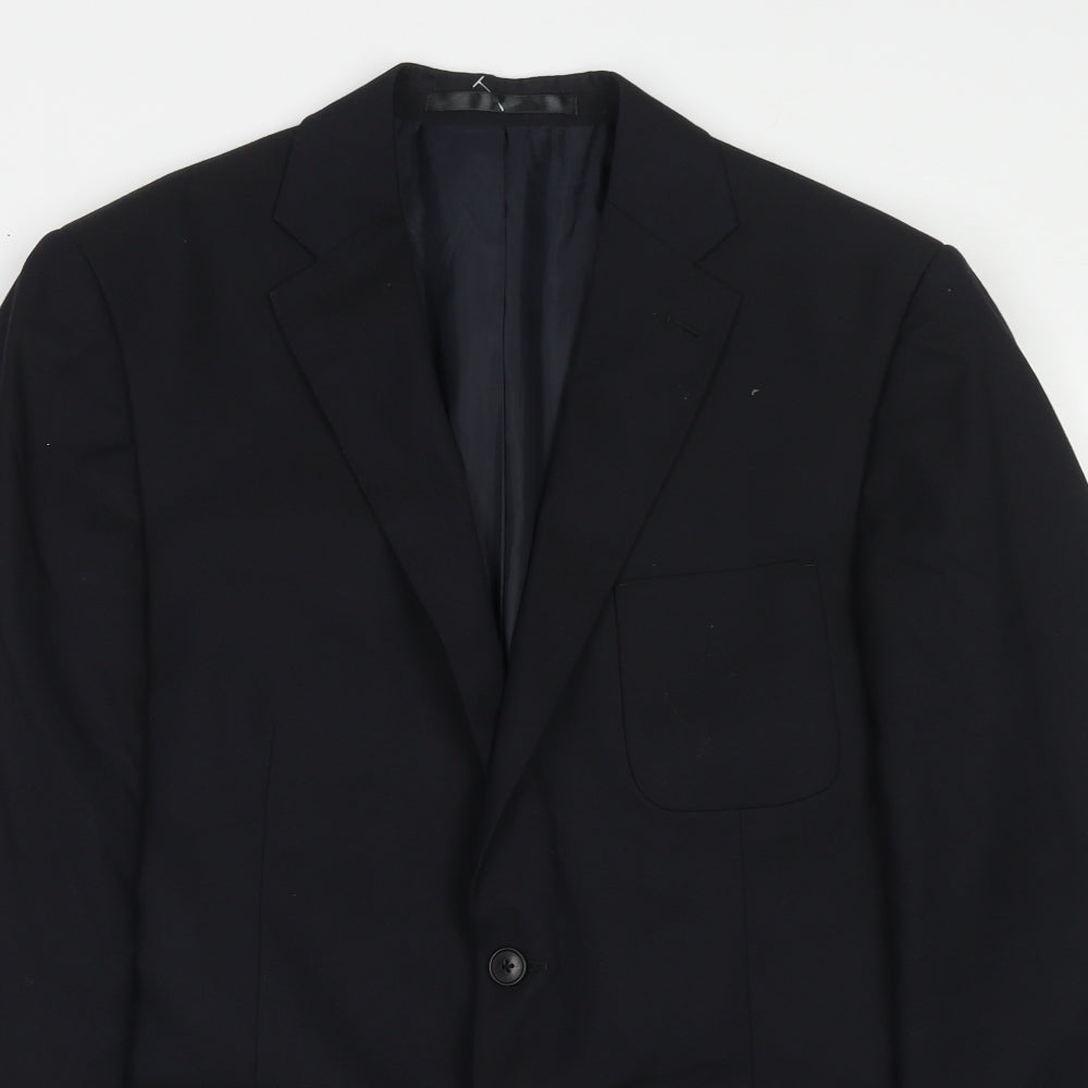 Mens UK Size 40 Marks and Spencer Regular Black Suit Jacket