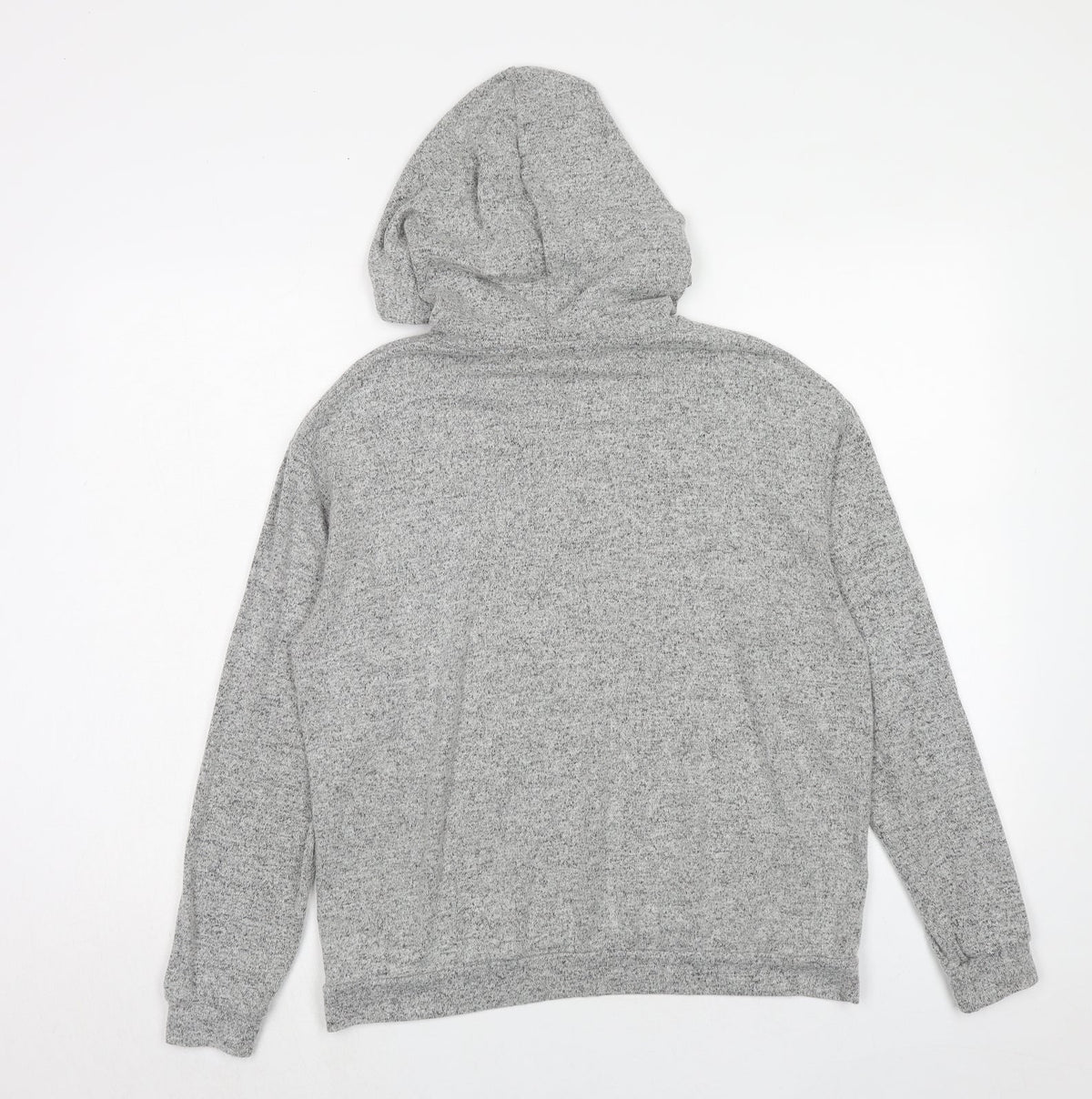 Nasty Gal Womens Grey Viscose Pullover Hoodie Size 10 Pullover