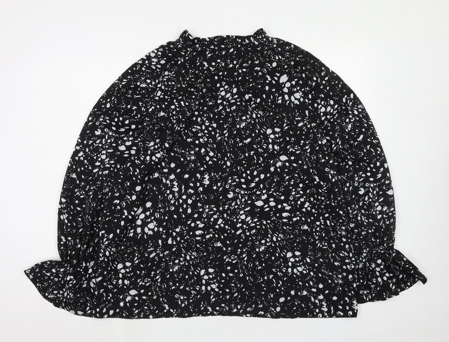 Womens UK Size 16 In the Style Black Basic Blouse