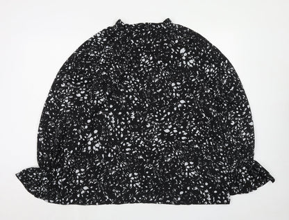 Womens UK Size 16 In the Style Black Basic Blouse
