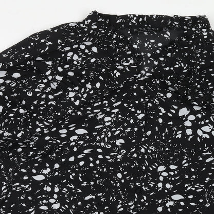 Womens UK Size 16 In the Style Black Basic Blouse