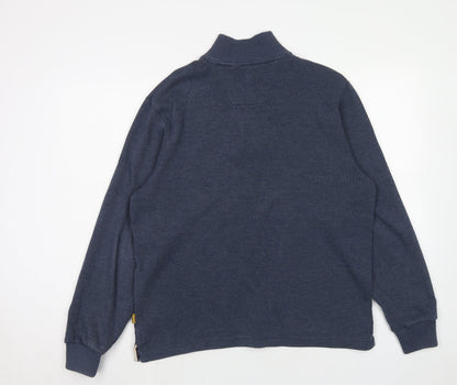 Mens UK Size M Maine Blue Pullover Sweatshirt