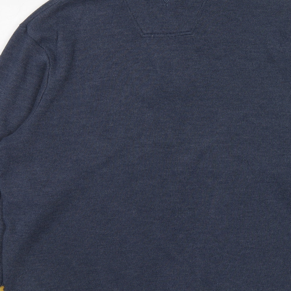 Mens UK Size M Maine Blue Pullover Sweatshirt