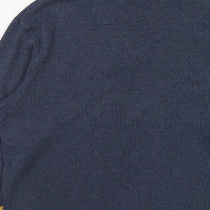 Mens UK Size M Maine Blue Pullover Sweatshirt