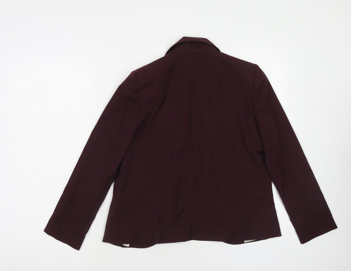 Topshop Womens Purple Polyester Jacket Blazer Size 6
