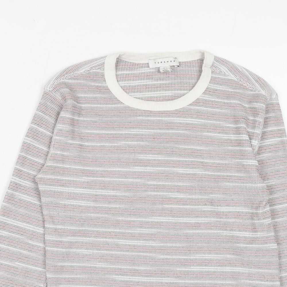 Womens UK Size 6 Topshop Red Pullover Jumper