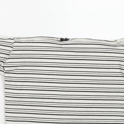 Womens UK Size 8 Topshop White Basic Tank