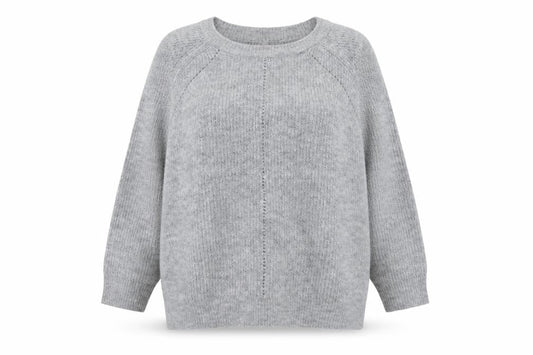 Womens UK Size 20 Intuition Grey Pullover Jumper