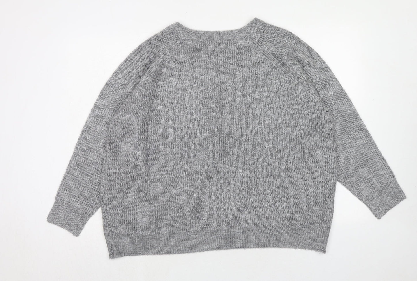 Womens UK Size 20 Intuition Grey Pullover Jumper