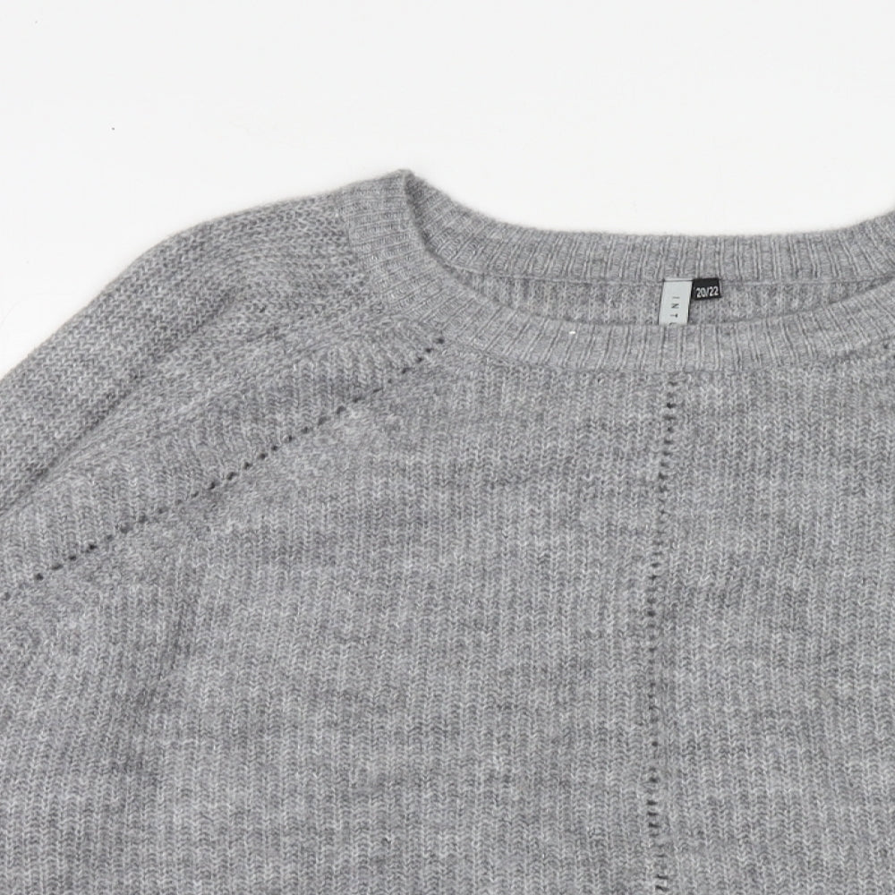 Womens UK Size 20 Intuition Grey Pullover Jumper