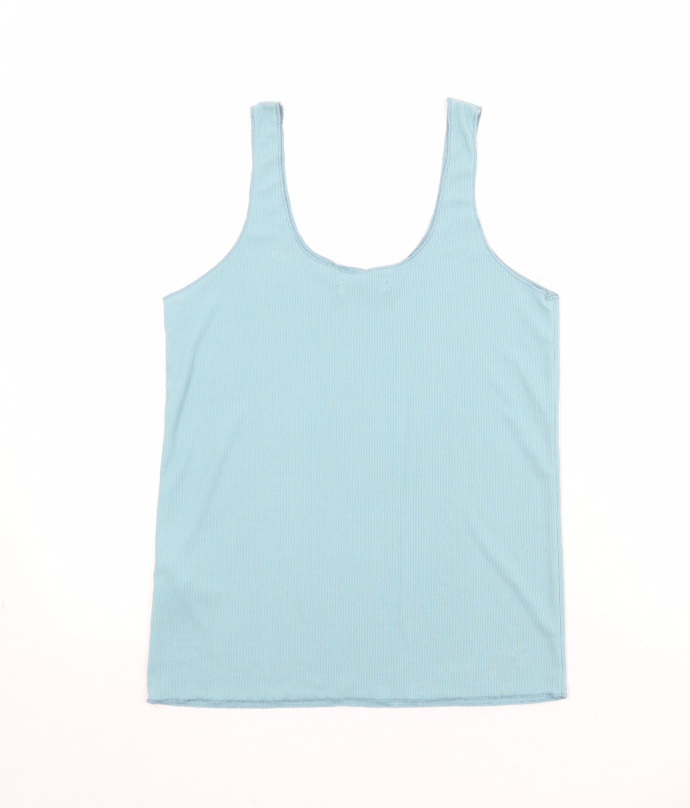 Womens UK Size S Zara Blue Basic Tank
