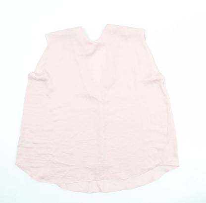 Womens UK Size 10 Marks and Spencer Pink Basic Tank
