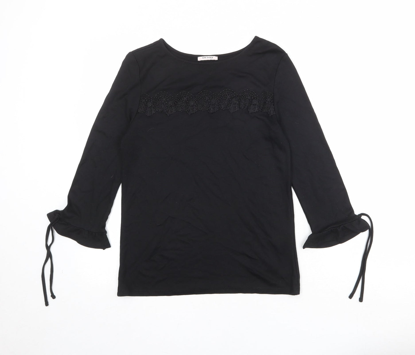 Womens UK Size M ORSAY Black Basic Blouse