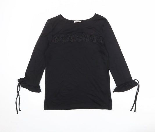 Womens UK Size M ORSAY Black Basic Blouse