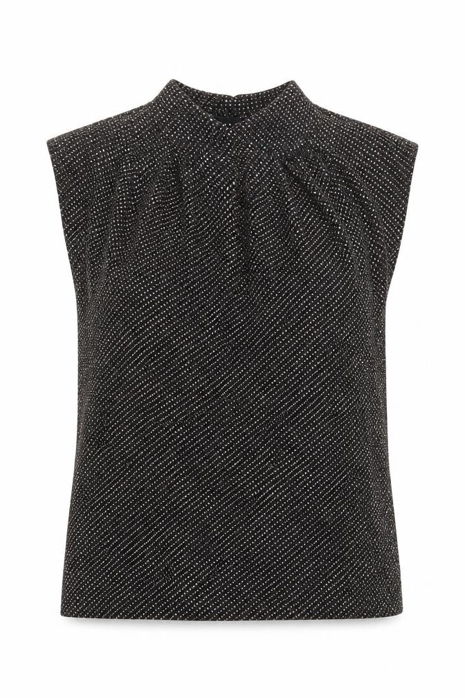 Womens UK Size 8 New Look Black Basic Blouse