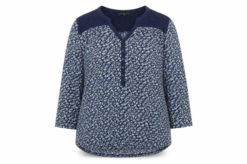 Womens UK Size M H&M Blue Basic Blouse