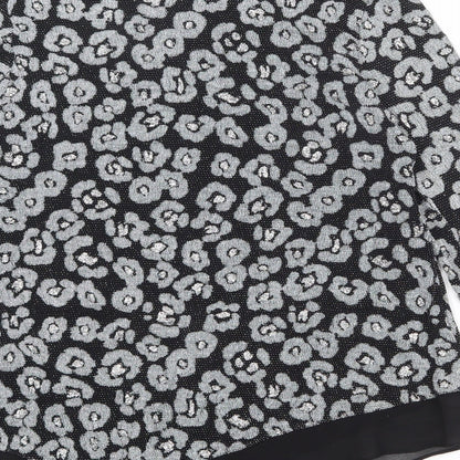 Womens UK Size 12 Roman Black Basic Blouse