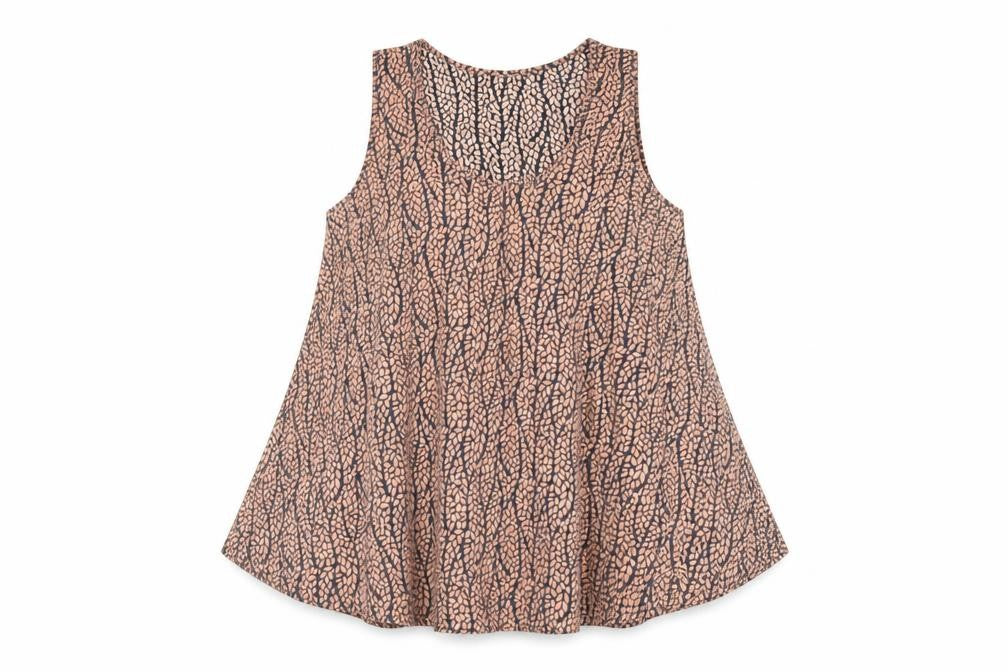 Womens UK Size 14 ASOS Brown Basic Tank
