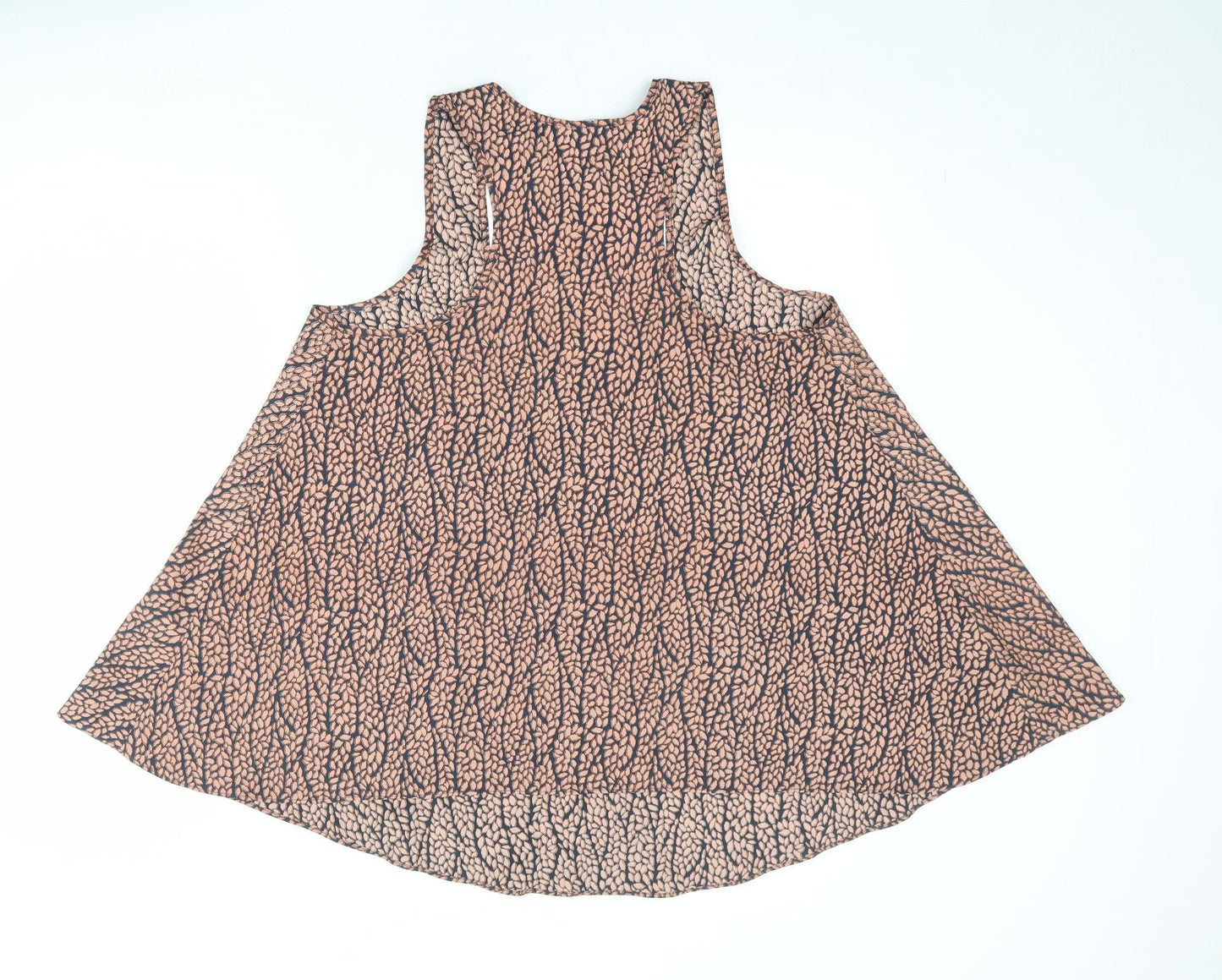 Womens UK Size 14 ASOS Brown Basic Tank