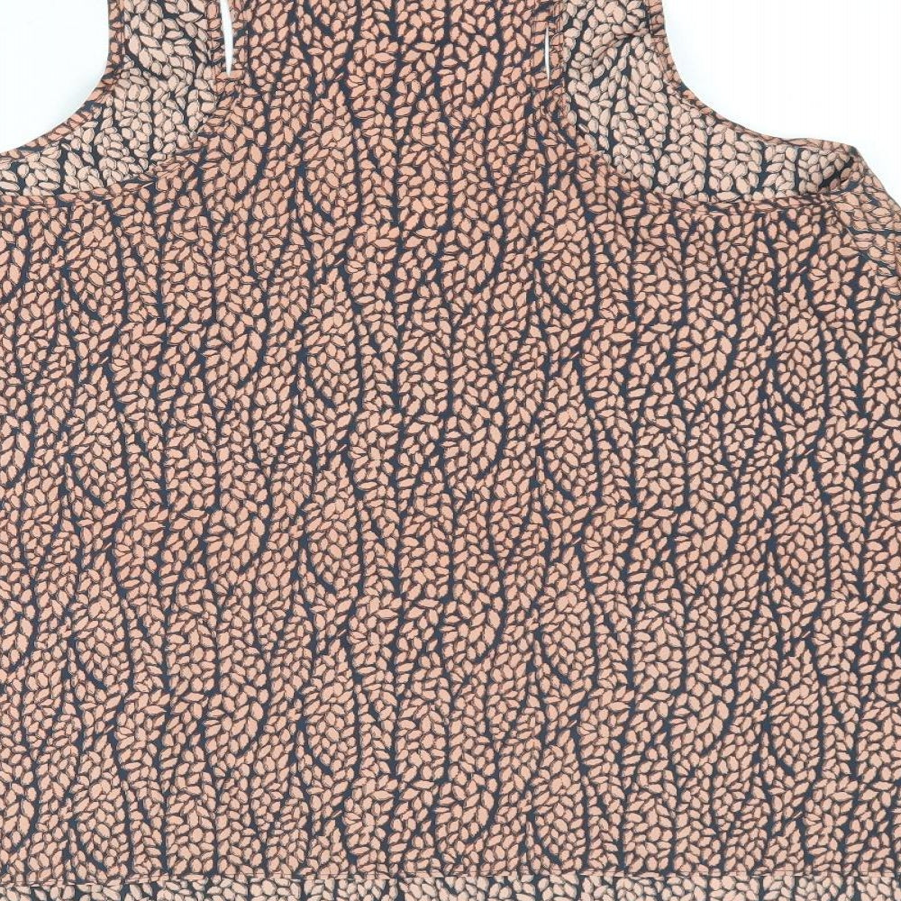 Womens UK Size 14 ASOS Brown Basic Tank