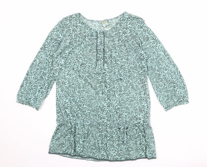 Womens UK Size 12 NEXT Green Basic Tank