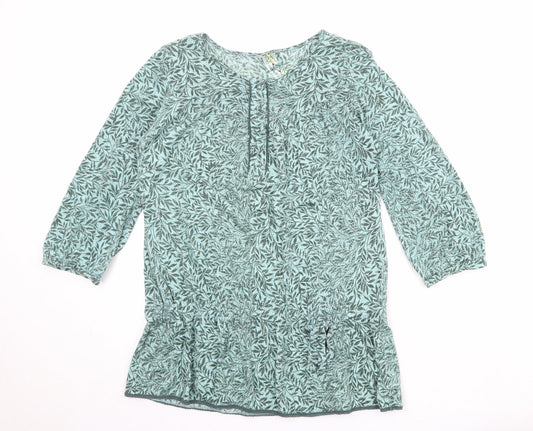 Womens UK Size 12 NEXT Green Basic Tank