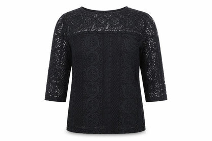Womens UK Size 8 NEXT Black Basic Blouse