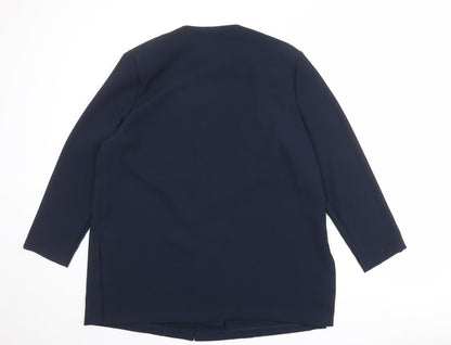 Womens UK Size L Reflections Blue Jacket