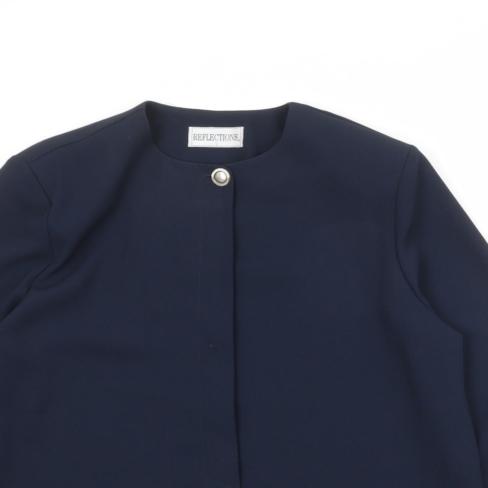 Womens UK Size L Reflections Blue Jacket