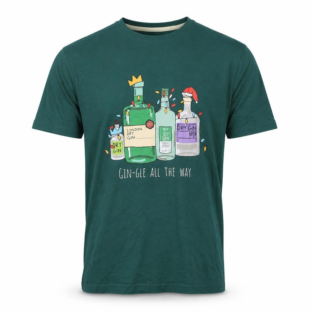 Mens UK Size S Marks and Spencer Green  T-Shirt