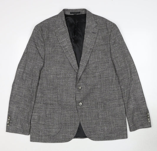 Mens UK Size 42 Marks and Spencer Regular Grey Suit Jacket