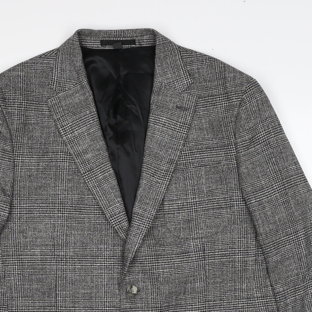 Mens UK Size 42 Marks and Spencer Regular Grey Suit Jacket