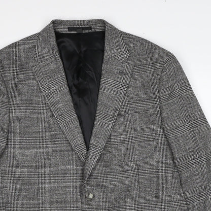 Mens UK Size 42 Marks and Spencer Regular Grey Suit Jacket