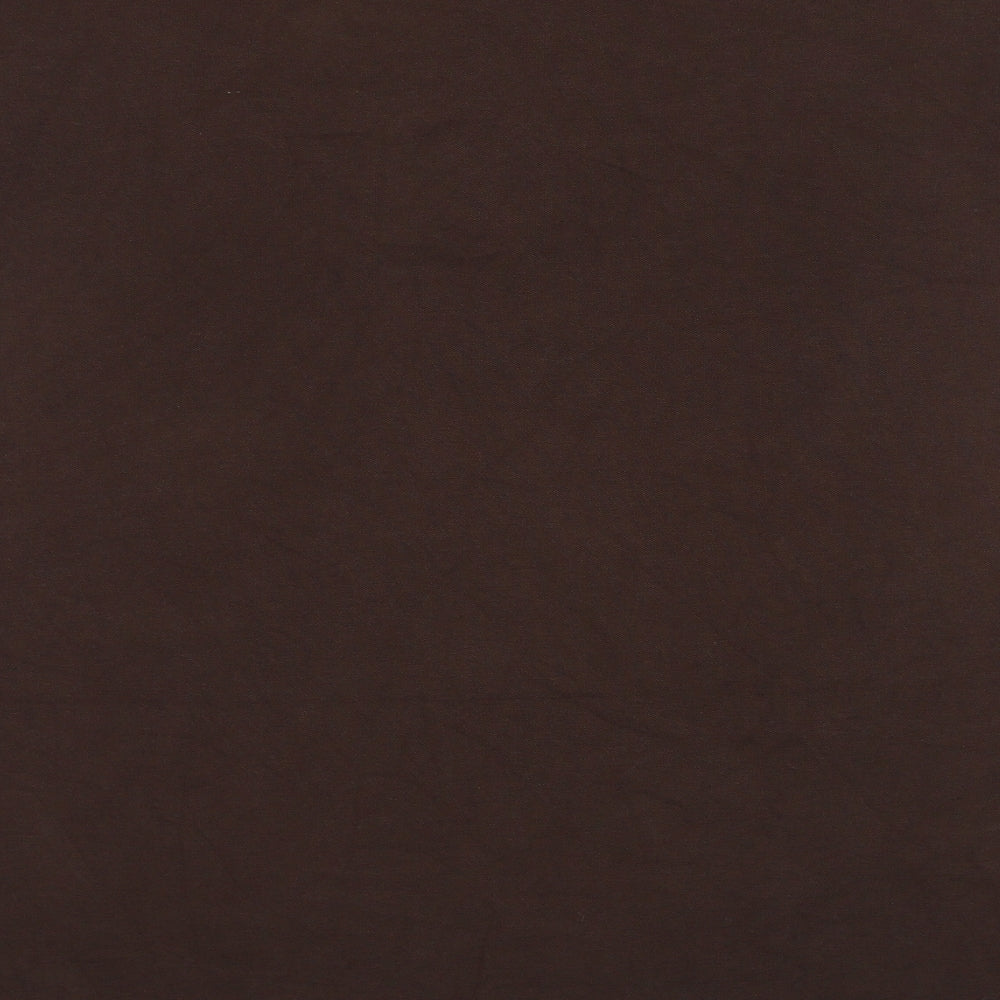 Tee-Jaysbw Mens Brown Cotton Polo Size 2XL Collared Pullover