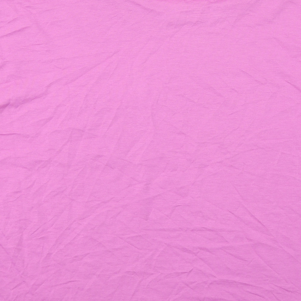 Womens UK Size XL Christian Siriano Purple Basic T-Shirt