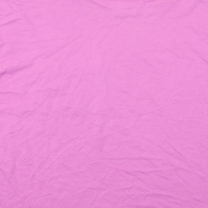 Womens UK Size XL Christian Siriano Purple Basic T-Shirt