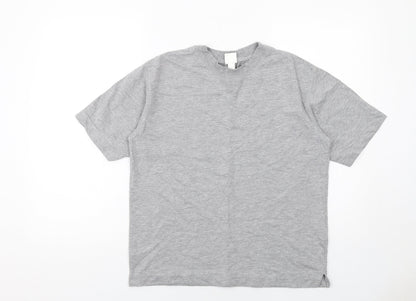 Womens UK Size S H&M Grey Basic T-Shirt