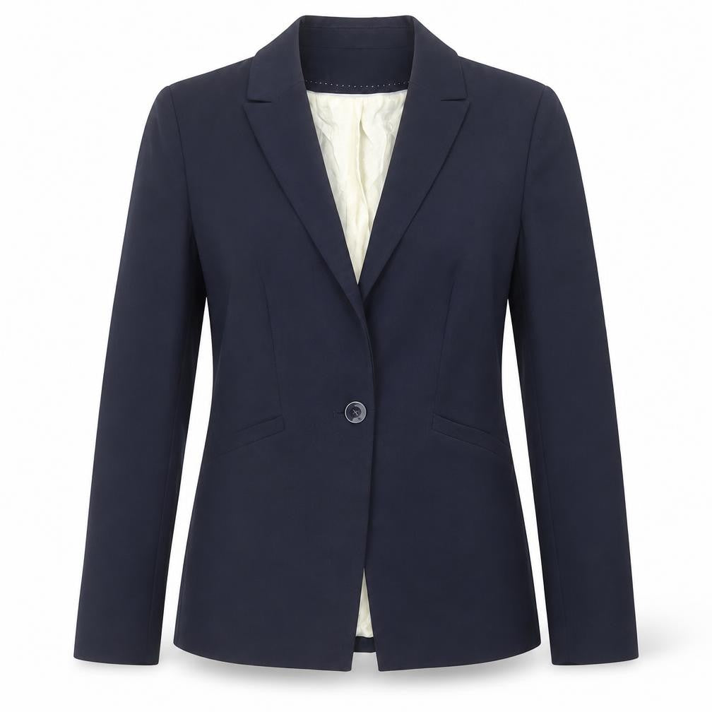 Marks and Spencer Womens Blue Polyester Jacket Suit Jacket Size 10