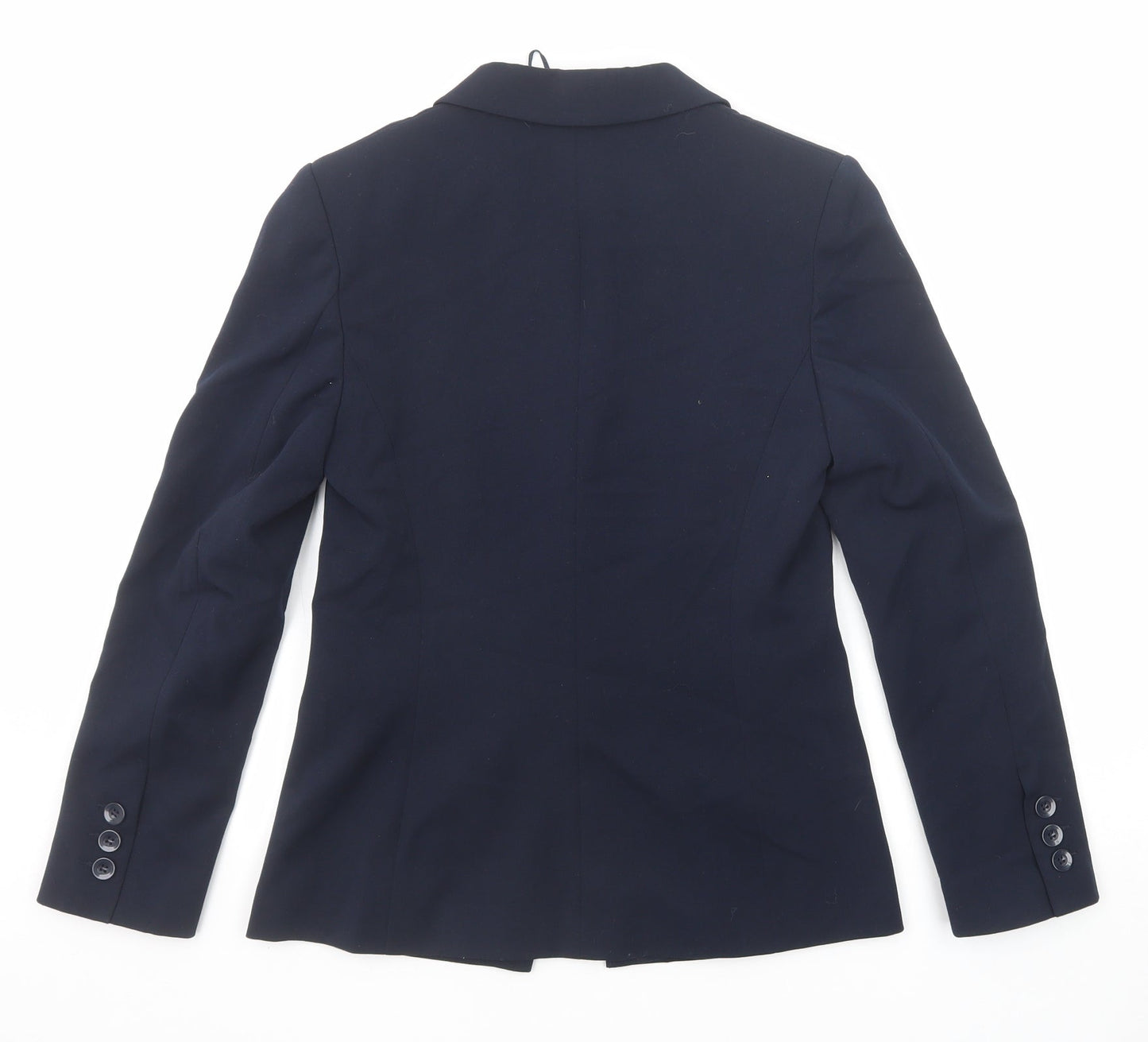 Marks and Spencer Womens Blue Polyester Jacket Suit Jacket Size 10