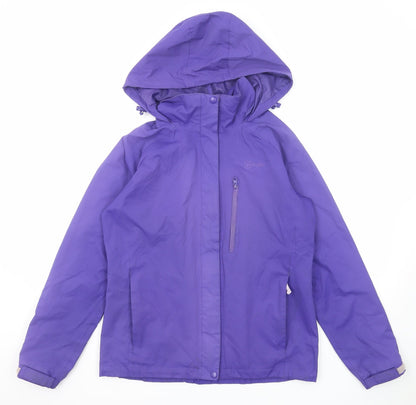 Womens UK Size 12 Hi Gear Purple Windbreaker Coat