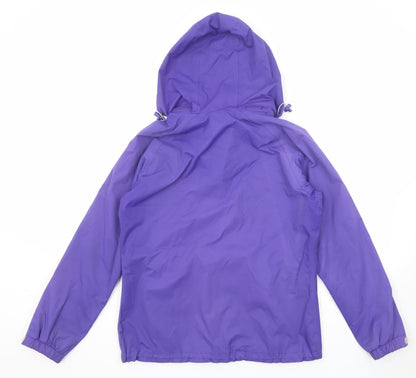 Womens UK Size 12 Hi Gear Purple Windbreaker Coat