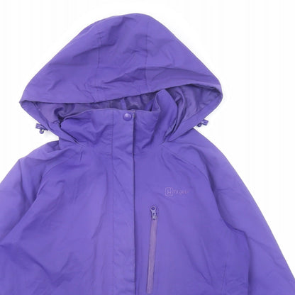 Womens UK Size 12 Hi Gear Purple Windbreaker Coat