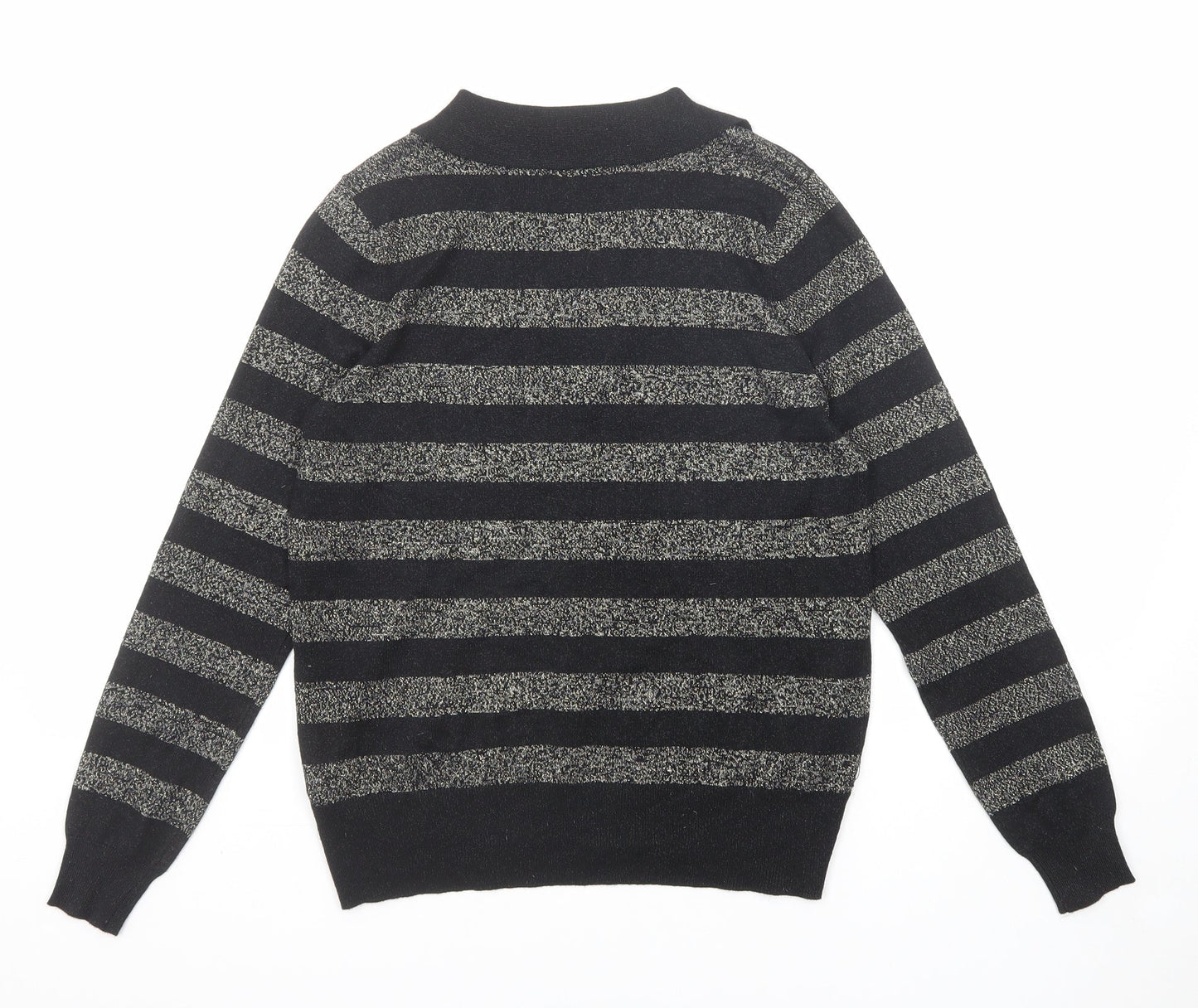 Womens UK Size S Marks and Spencer Black Pullover Jumper