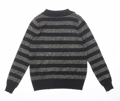Womens UK Size S Marks and Spencer Black Pullover Jumper